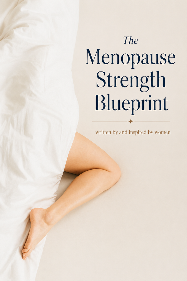 The Menopause Strength Blueprint PDF guide cover — strength training and nutrition for women over 40 | GuideCraft
